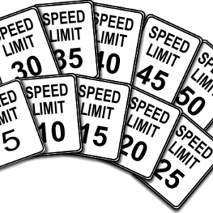 Speed Limit Sign (18 x 24)
